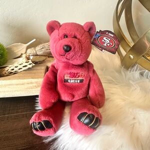 STEVE YOUNG Limited Treasures Pro Teddy Bear #8 - San Francisco 49ers RARE
